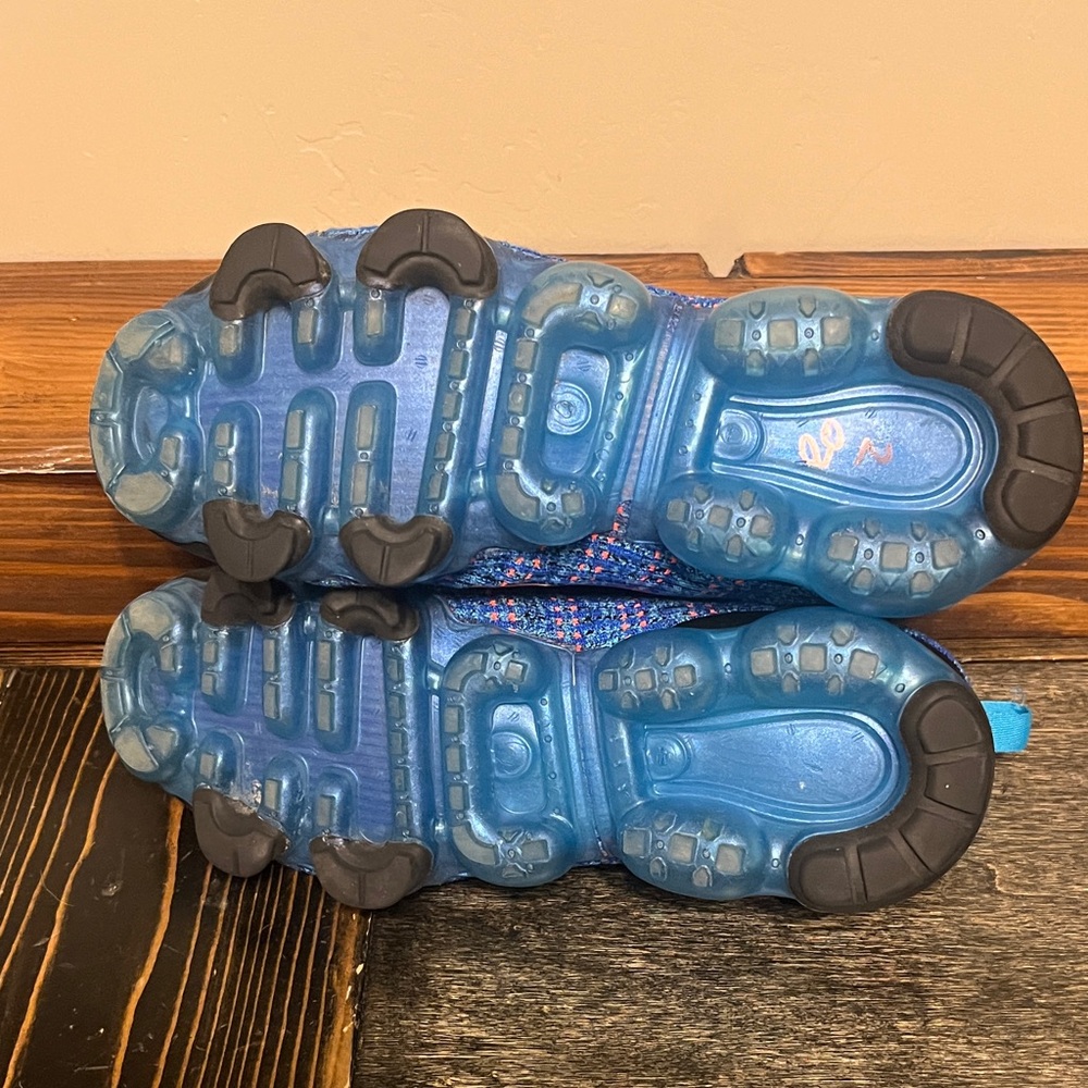 Nike Air VaporMax Flyknit Blue Fury GS - Picture 7 of 16